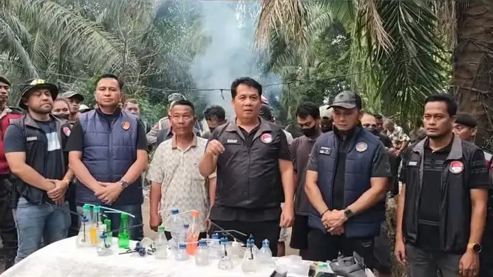 Polisi Gerebek Lapak Narkoba di Tanjung Morawa, Tujuh Orang Diamankan