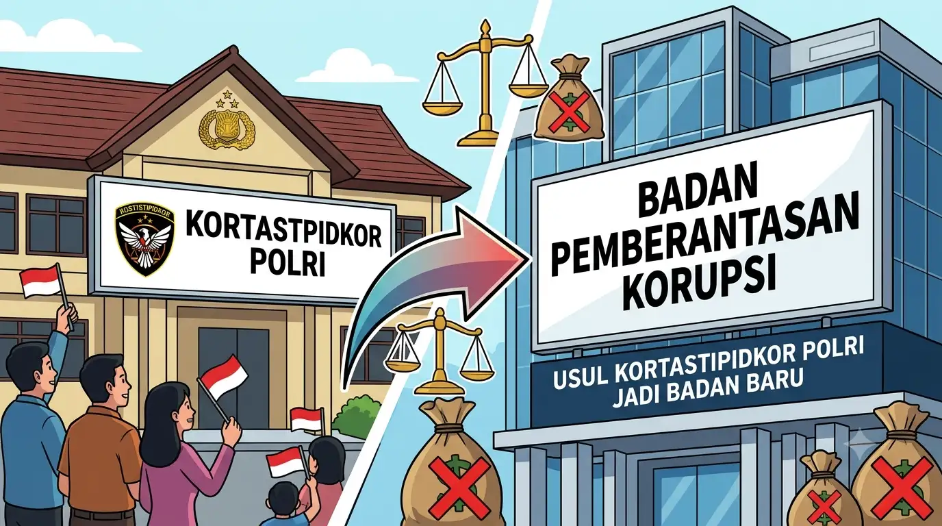 Usul Kortastipidkor Polri Jadi Badan Pemberantasan Korupsi