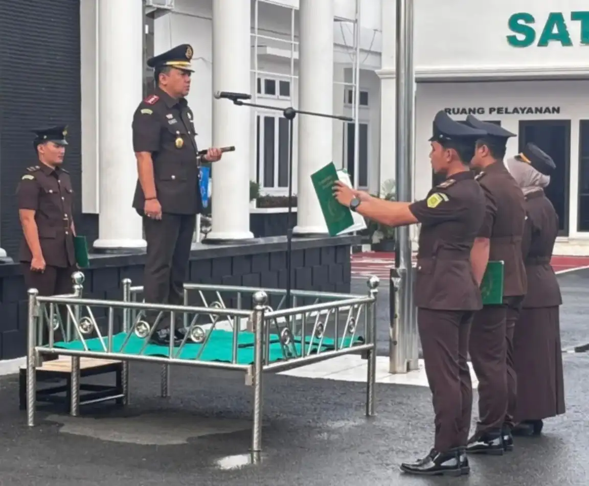 Sapta Putra Pimpin Upacara Hari Kesaktian Pancasila di Kejari Deli Serdang