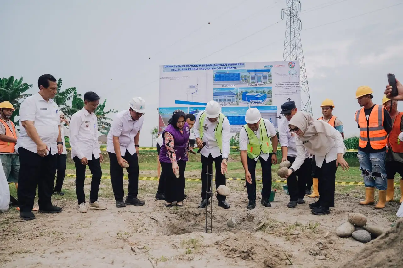 WTP Tumpatan Dibangun, Perkuat Pasokan Air di Dua Kecamatan