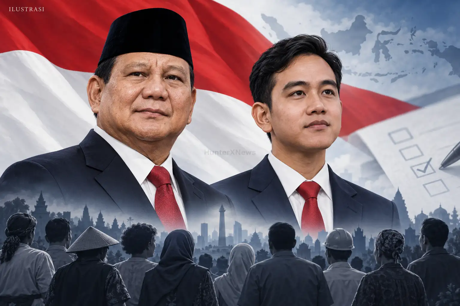 Survei Poltracking: Kepercayaan ke Prabowo-Gibran 64,8 Persen