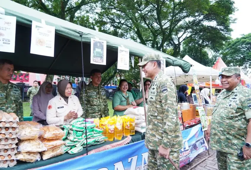 Bazar HUT ke-81 TNI di Medan, Sembako Murah dan Kesehatan Gratis