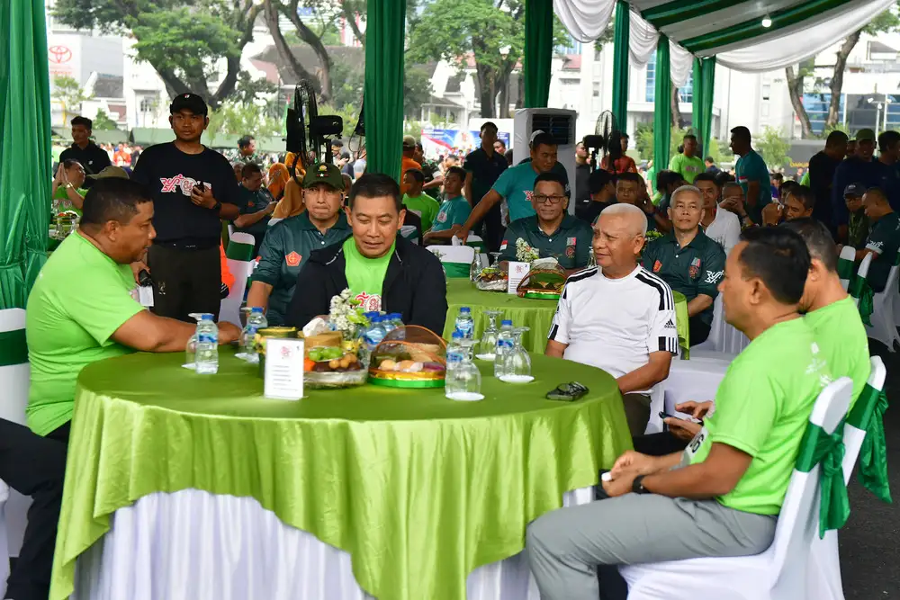 Wagub Sumut Lepas Ribuan Peserta Fun Run 5K HUT ke-81 TNI