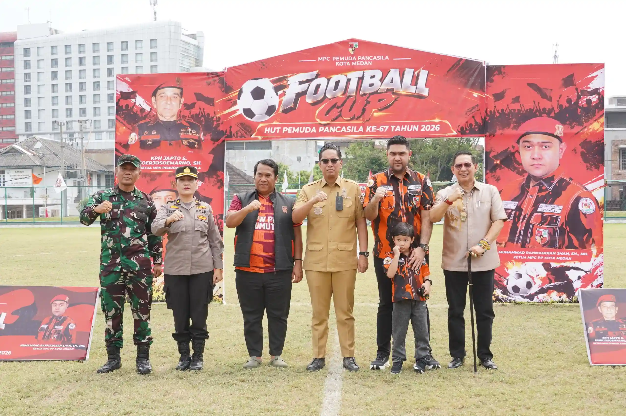 27 Tim Ikuti Football Cup Pemuda Pancasila Medan, Rico Waas Pesan Sportivitas
