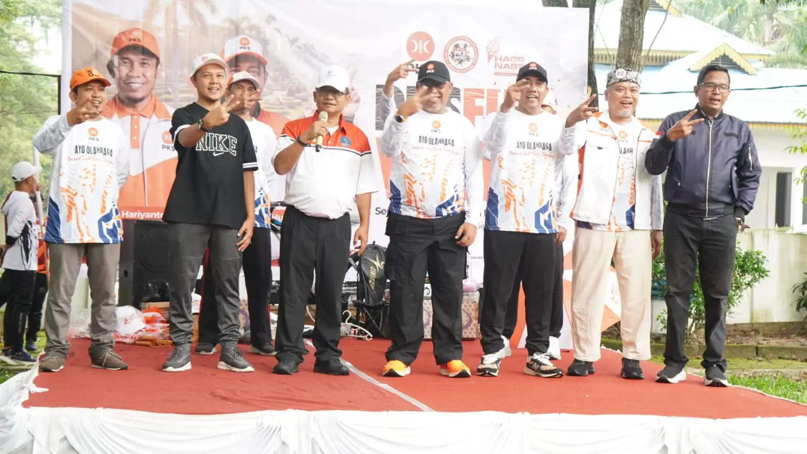 Haornas ke-43, PKS Deli Serdang Gelar Senam dan Jalan Santai
