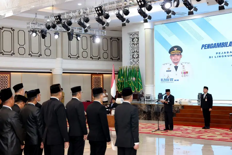 188 Pejabat Pemprov Sumut Dilantik, Berikut Nama dan Jabatannya