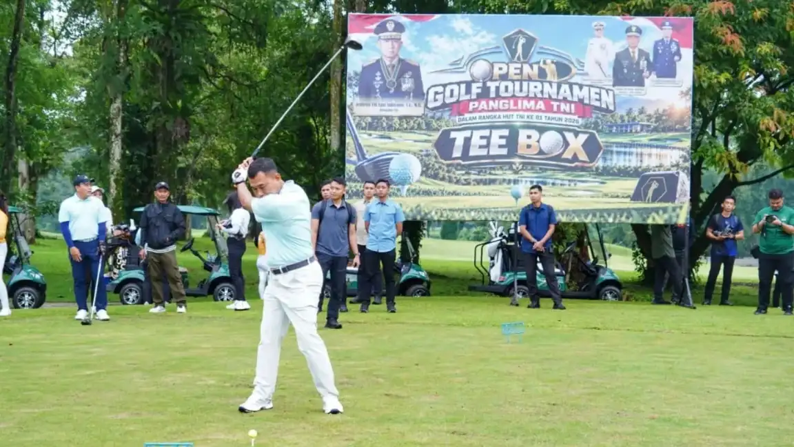 Pangdam I/BB Buka Turnamen Golf HUT ke-81 TNI di Deli Serdang