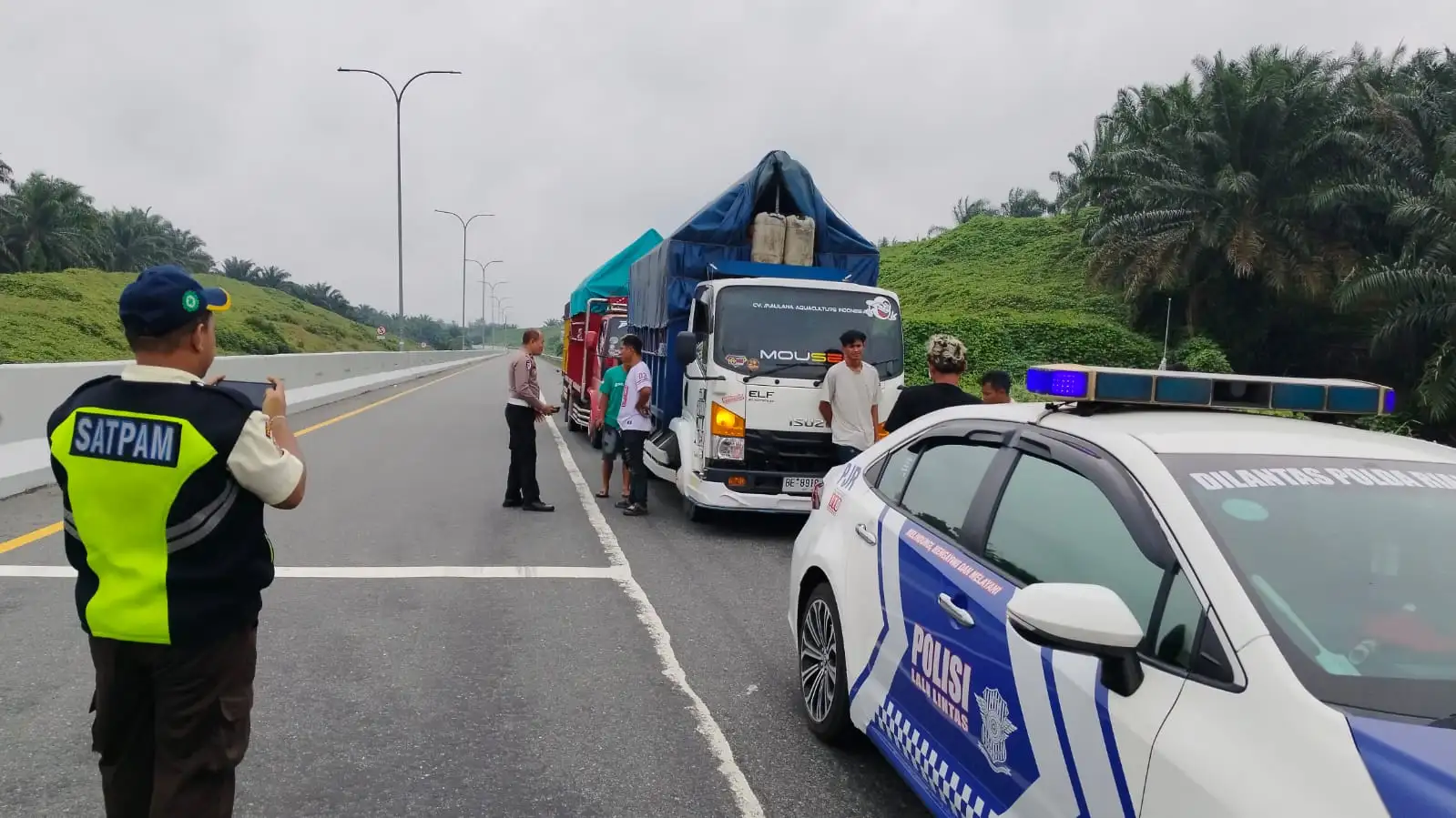 Sopir Truk Dikeroyok di Tol Permai, PJR Kejar Terduga Pelaku