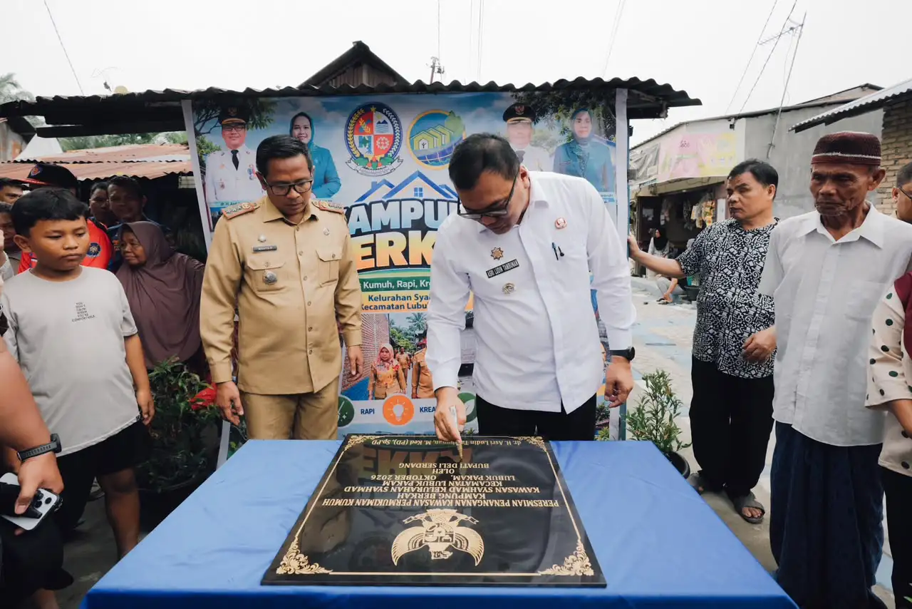 Kampung Berkah Syahmad Diresmikan, Hunian dan Lingkungan Warga Dibenahi