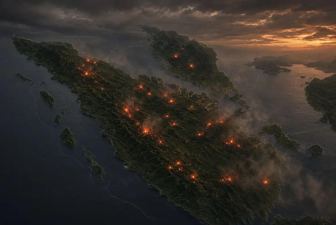 1.685 Hotspot Terdeteksi di Sumatera, Riau Hanya Tiga Titik