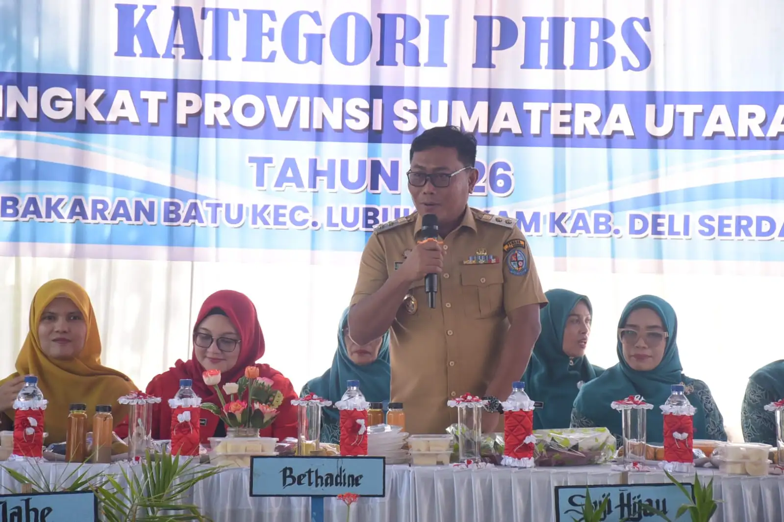 Desa Bakaran Batu Wakili Deli Serdang di Evaluasi PHBS Sumut